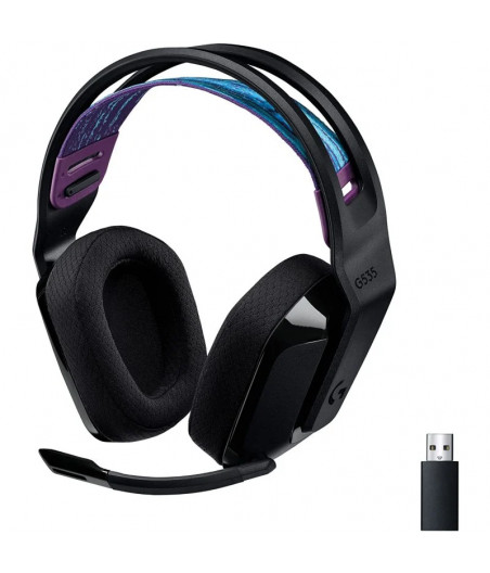 Logitech G535 Wireless Auriculares Gaming Inalámbricos Negros para PC/PS4/PS5