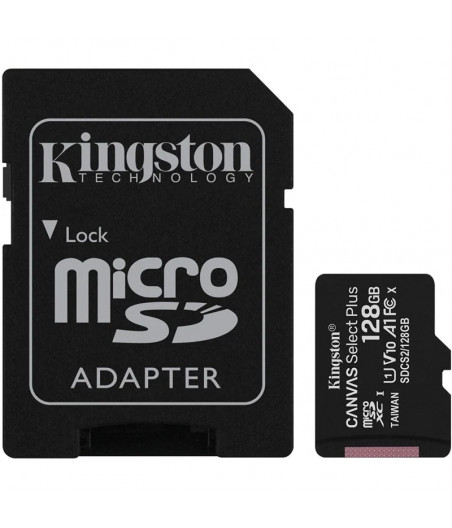 Kingston Canvas Select Plus MicroSDXC UHS-I 128GB Clase 10