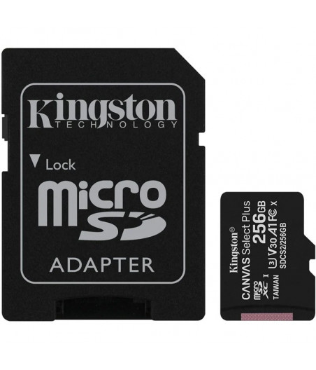 Kingston Canvas Select Plus MicroSDXC UHS-I 256GB Clase 10