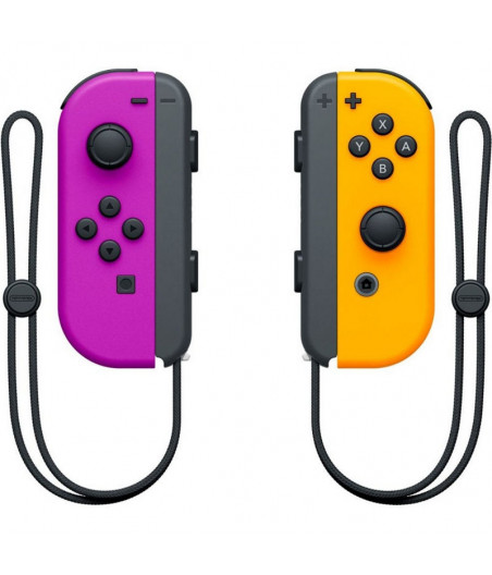 Nintendo Switch Joy-Con Set Izquierda/Derecha Morado Neón/ Naranja Neón